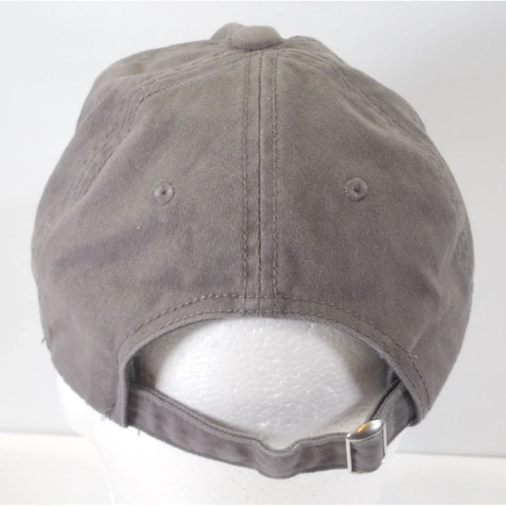 Disney Mickey Mouse Gray Adjustable Hat with Black White Tie Dye Brim